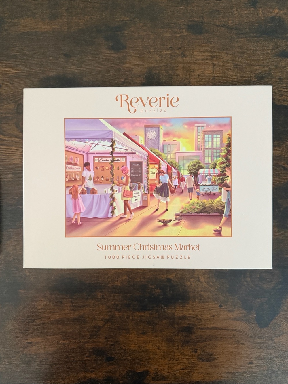 Reverie Puzzles "Summer Christmas Market" 1000-Piece Puzzle